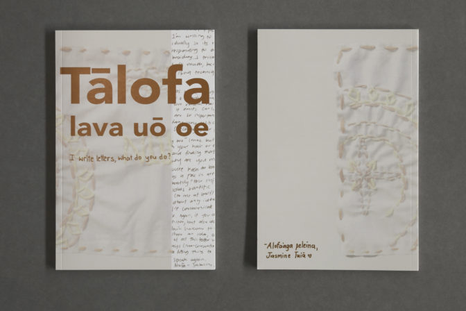 Jasmine Tūia, Tālofa lava uō oe: I write letters, what do you do?, 2021.
