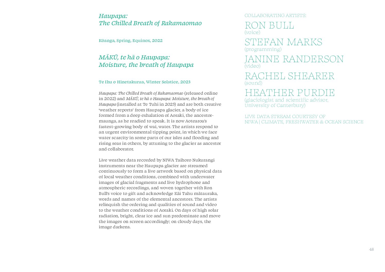 Huarere; Weather Eye, Weather Ear -2