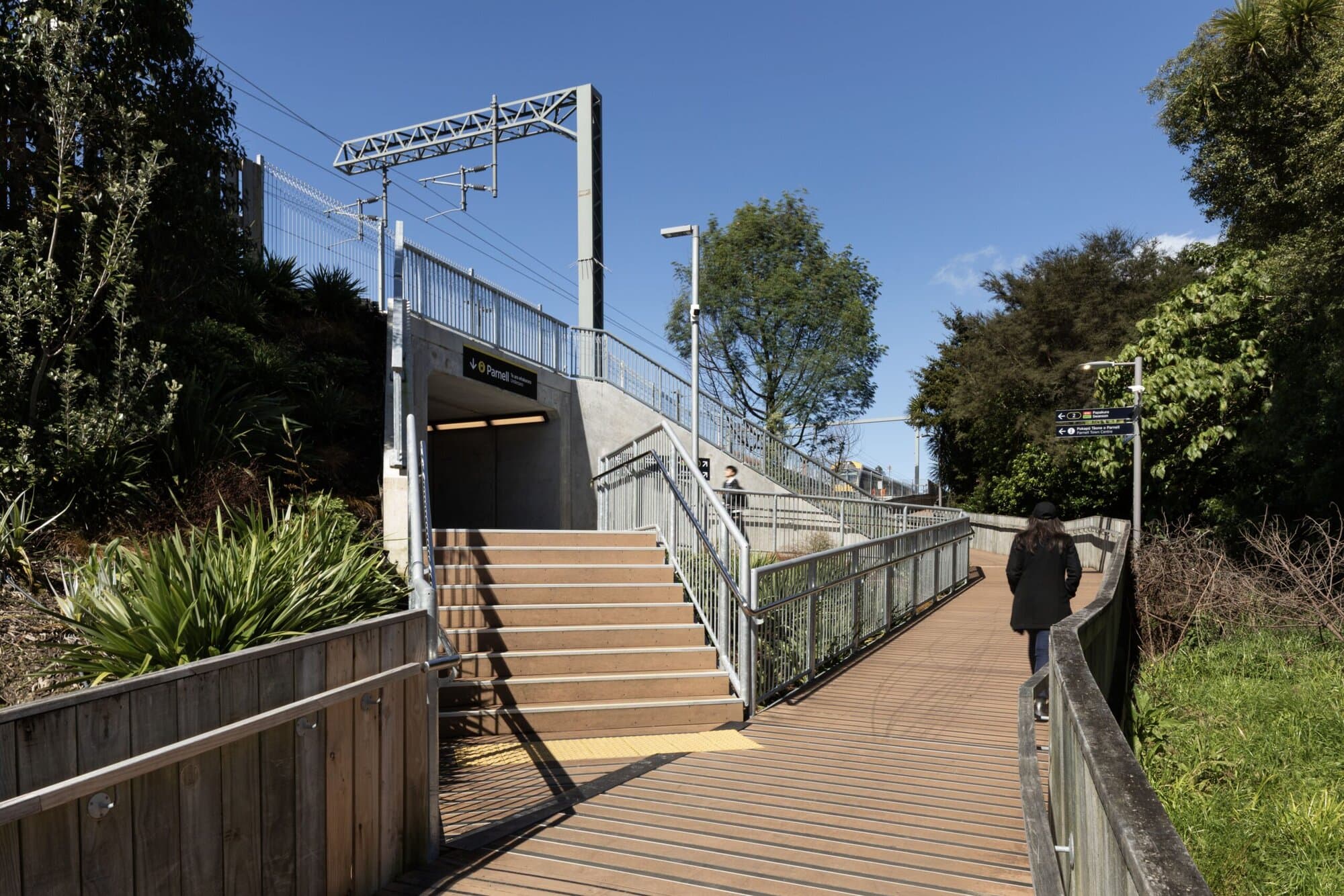 Entrance to underpass from Nicholls Lane approach.