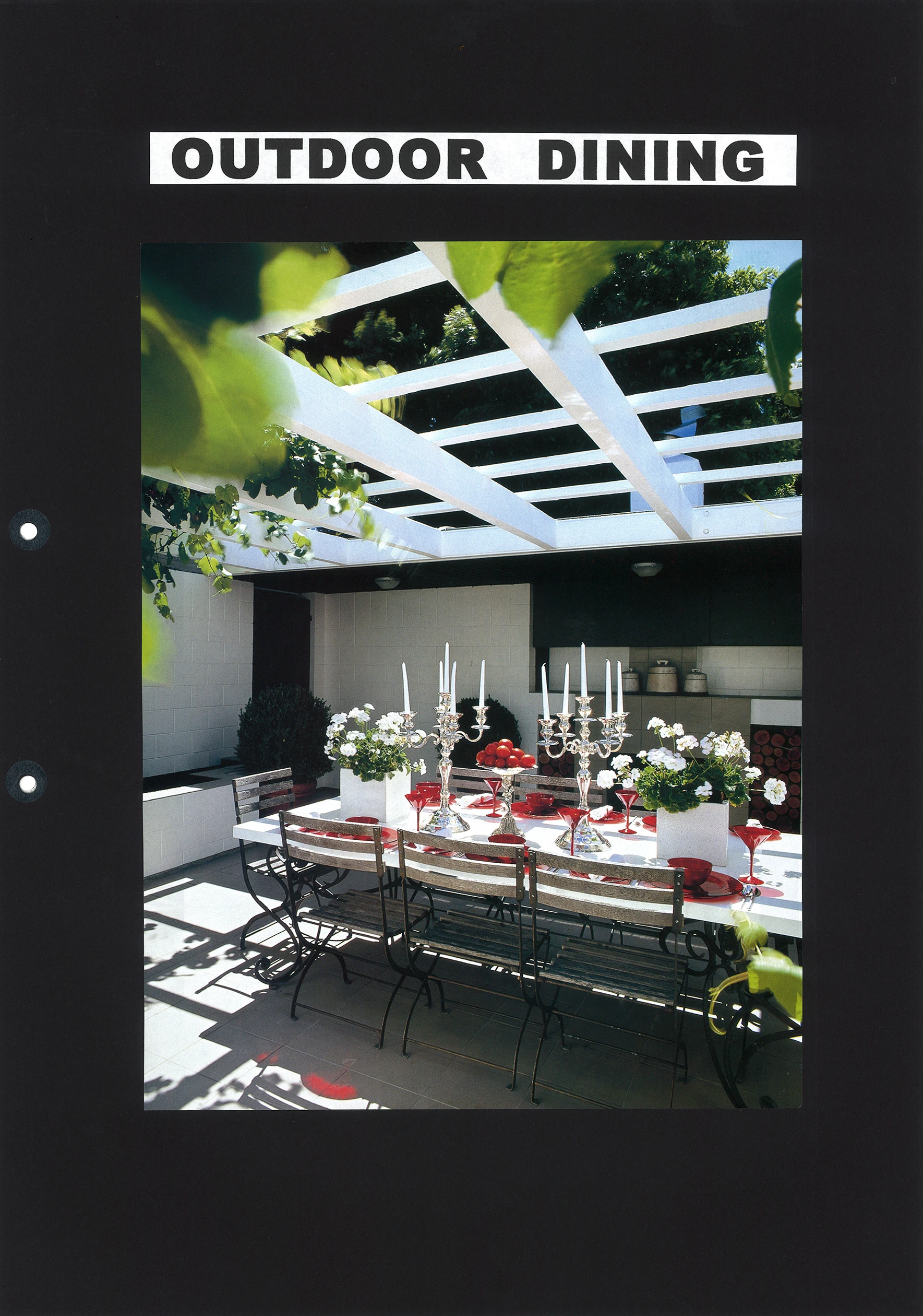outdoor dining