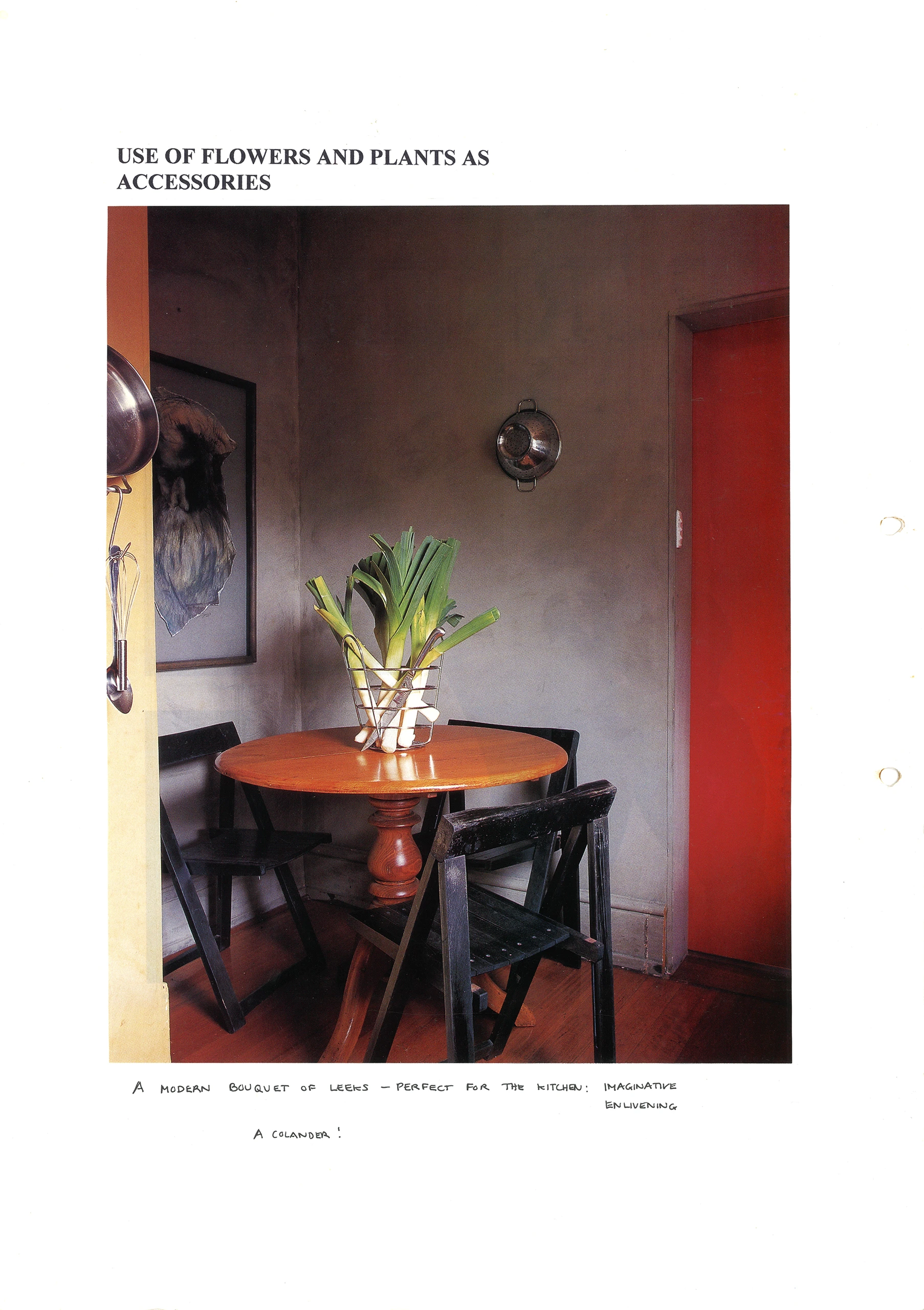 145 Use of flowers and plants as accessories-1