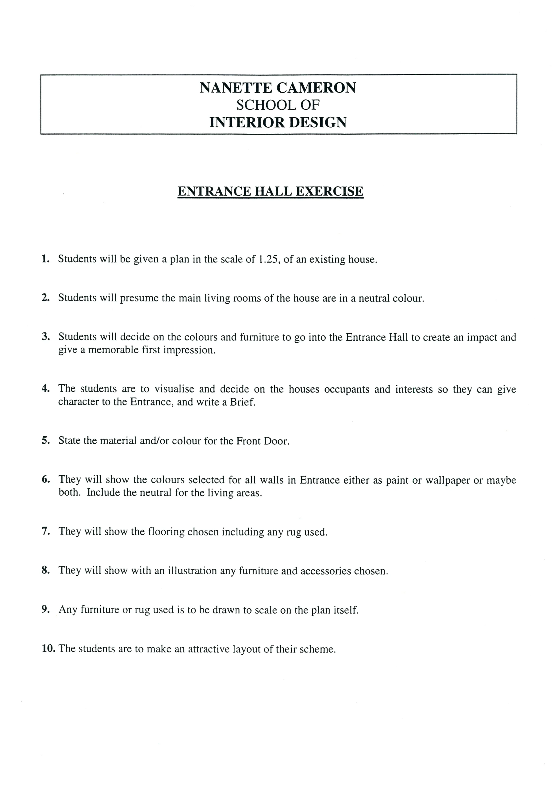 100 Entrance Hall brief-2