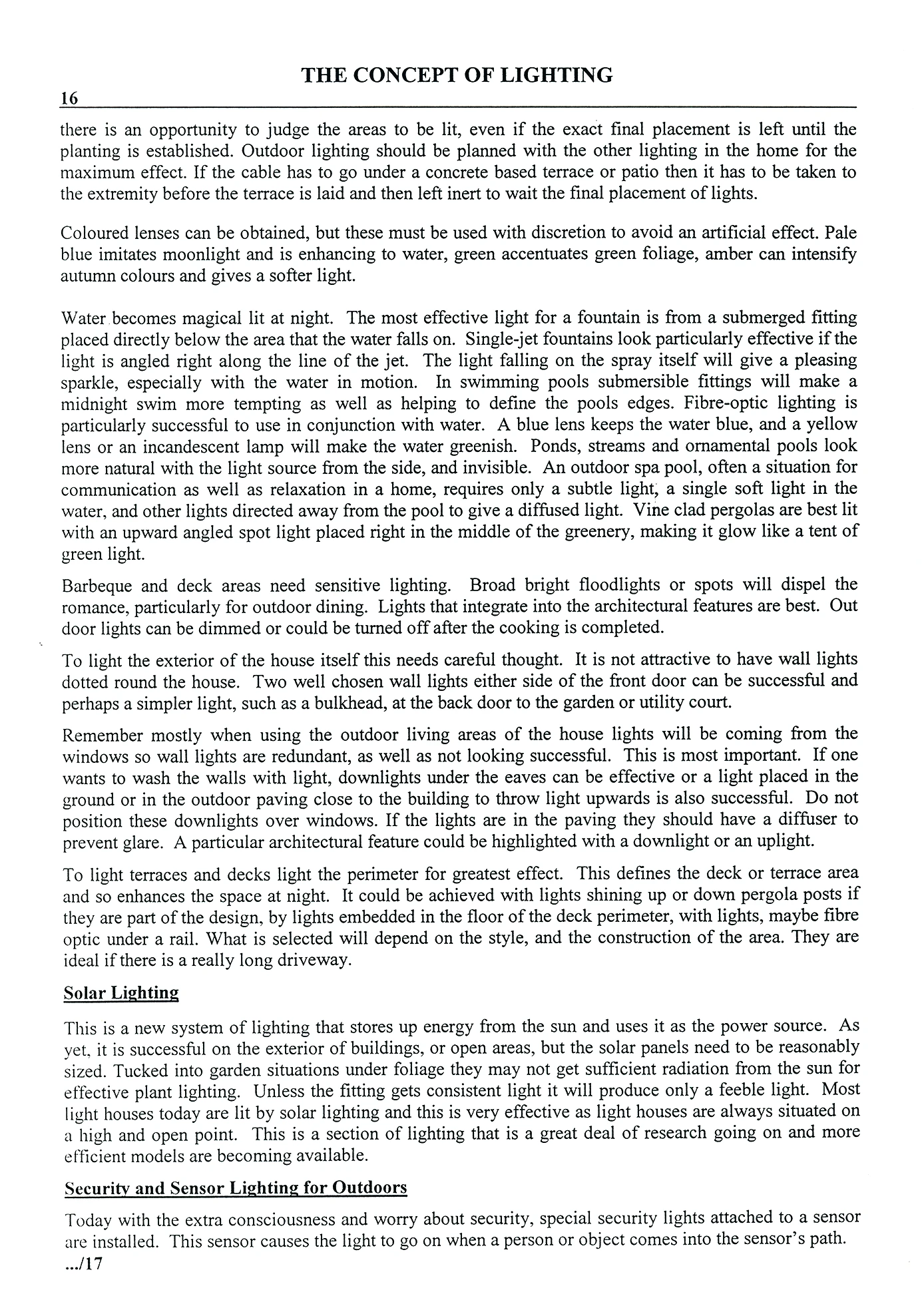 41 The Concept of Lighting notes part 3-4