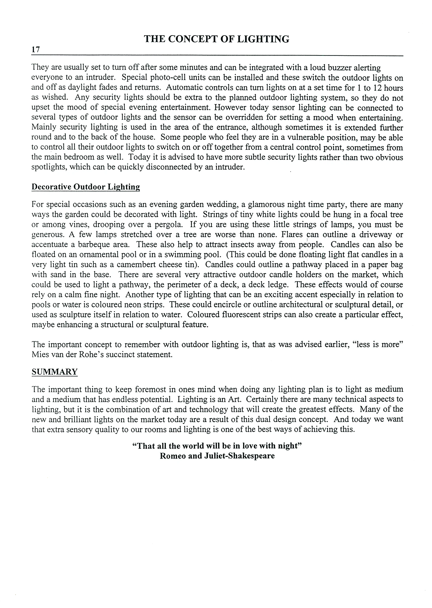 41 The Concept of Lighting notes part 3-5