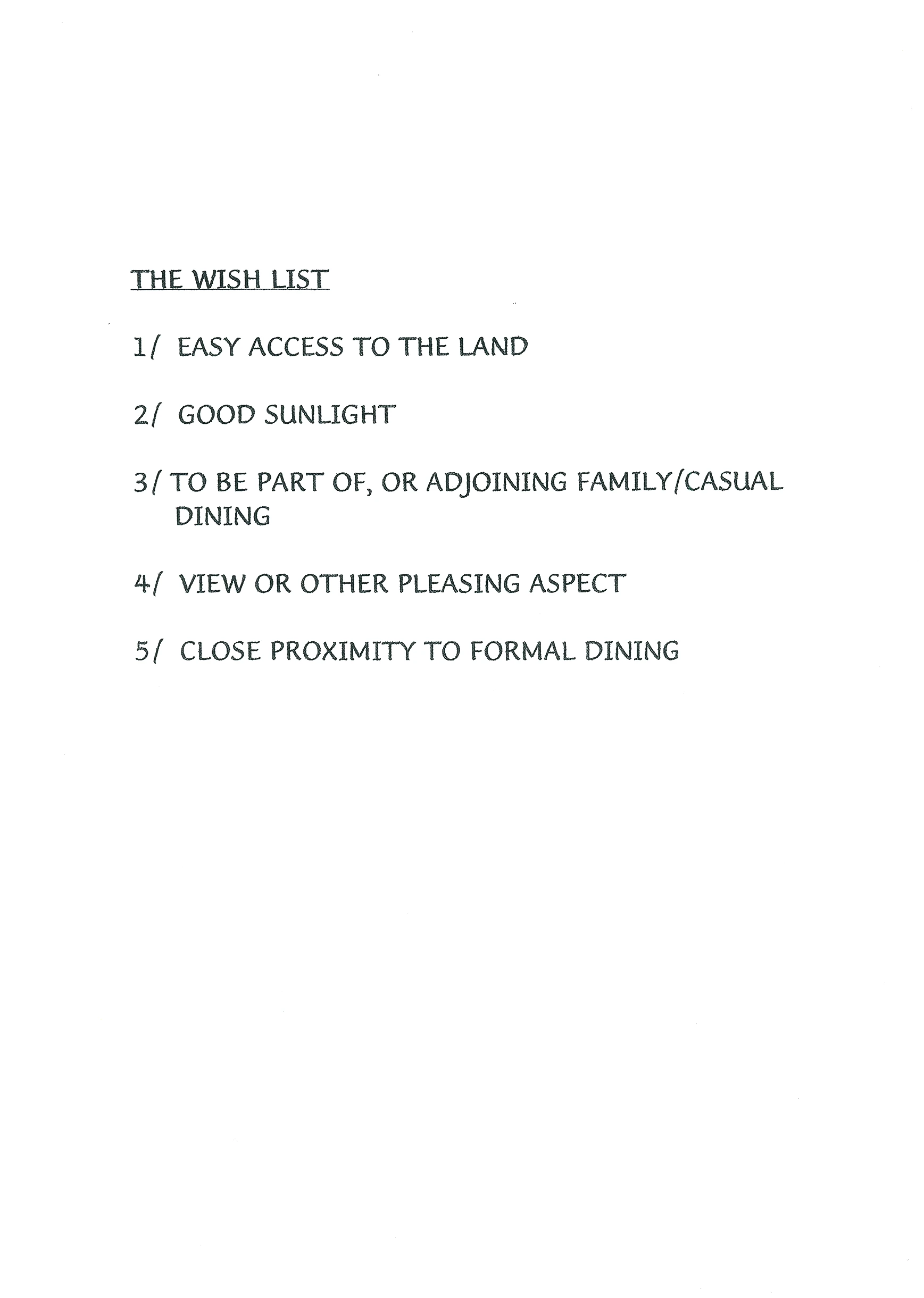 53 The Kitchen wish list